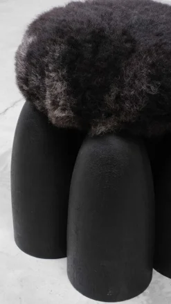 Senufo ottoman (Black)